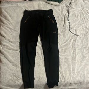 Black And rose gold Joggers